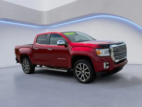 Red 2021 GMC Canyon 4WD Denali for sale in Alcoa, TN