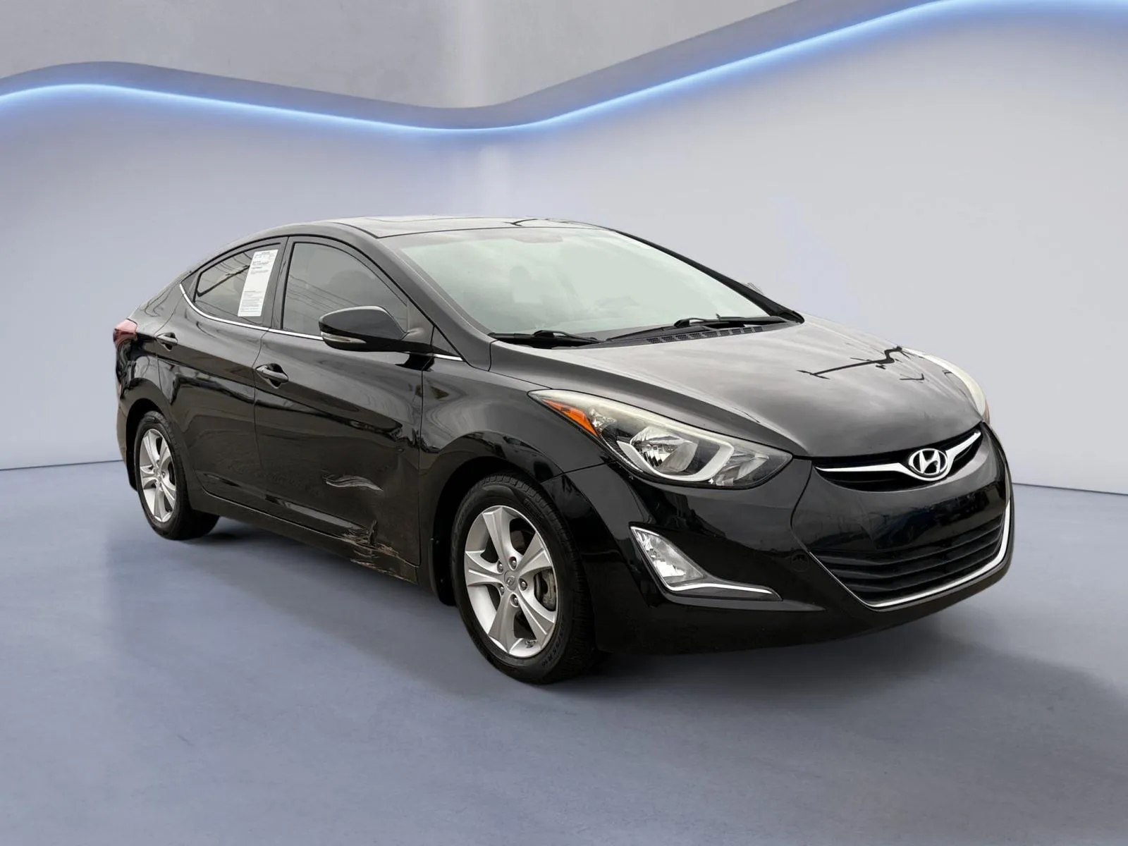 Black 2016 HYUNDAI ELANTRA for sale in Alcoa, TN