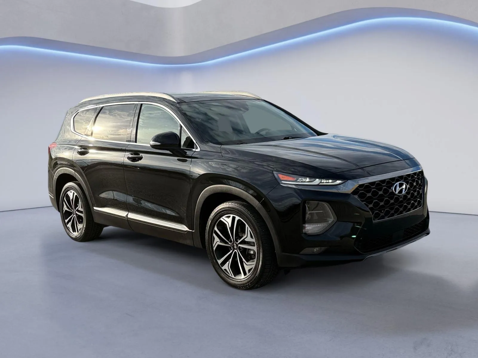 Black 2019 Hyundai Santa Fe Ultimate for sale in Alcoa, TN