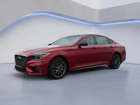 Red 2018 Genesis G80 3.3T Sport for sale in Alcoa, TN