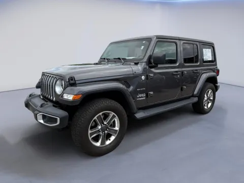 Gray 2020 Jeep Wrangler Unlimited Sahara for sale in Alcoa, TN