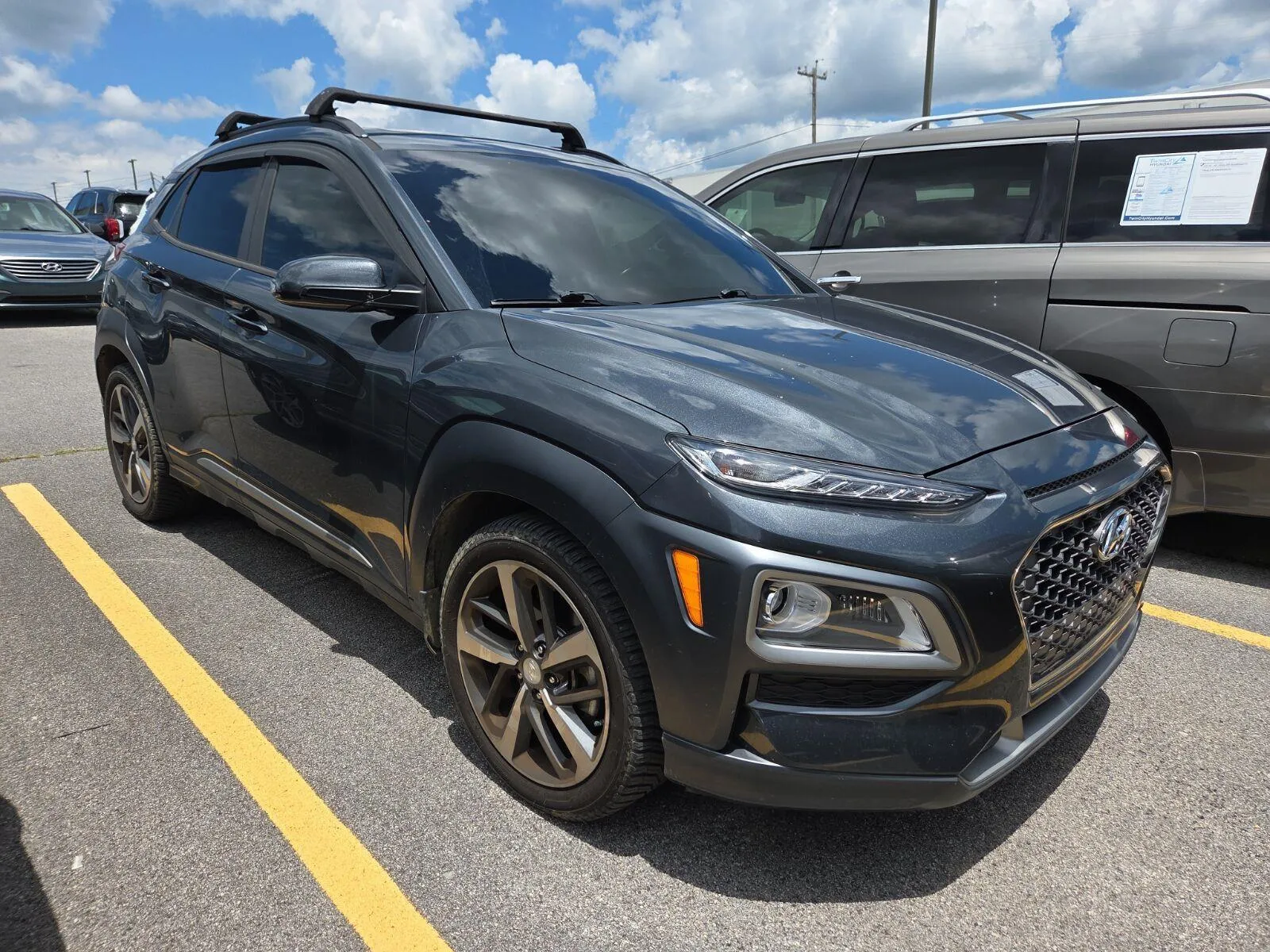 Gray 2018 Hyundai Kona Limited for sale in Alcoa, TN