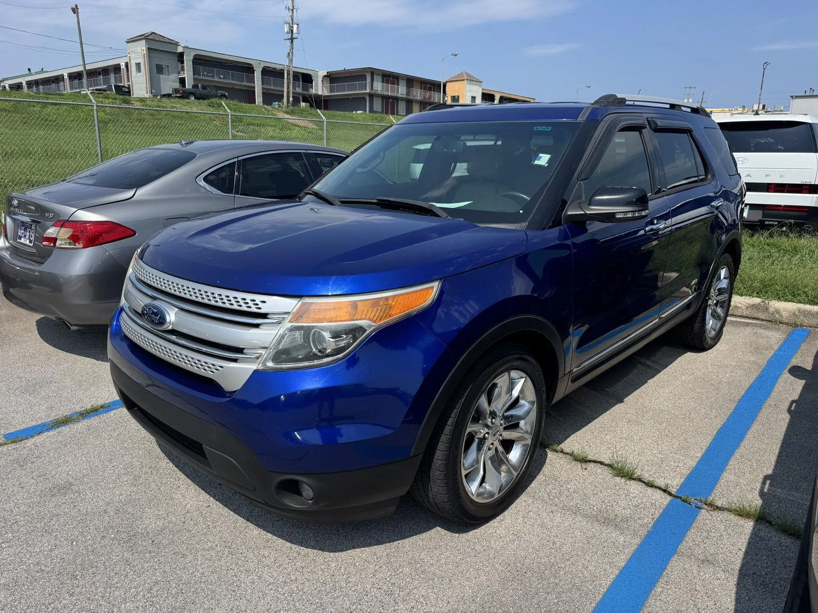 Blue 2015 Ford Explorer XLT for sale in Alcoa, TN