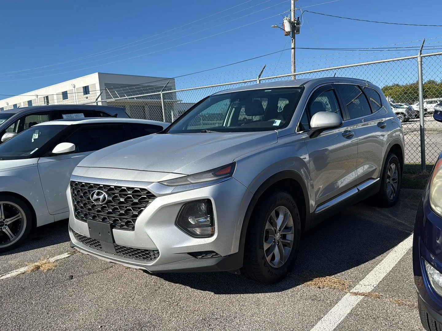 Silver 2019 Hyundai Santa Fe SE for sale in Alcoa, TN