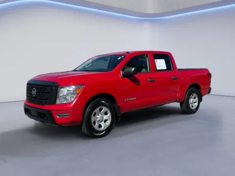 Red 2021 Nissan Titan S for sale in Alcoa, TN