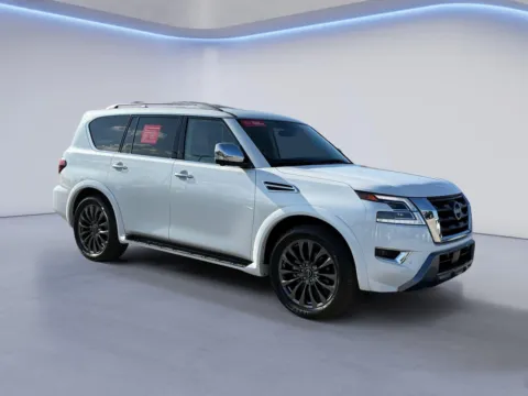 White 2024 Nissan Armada Platinum for sale in Alcoa, TN