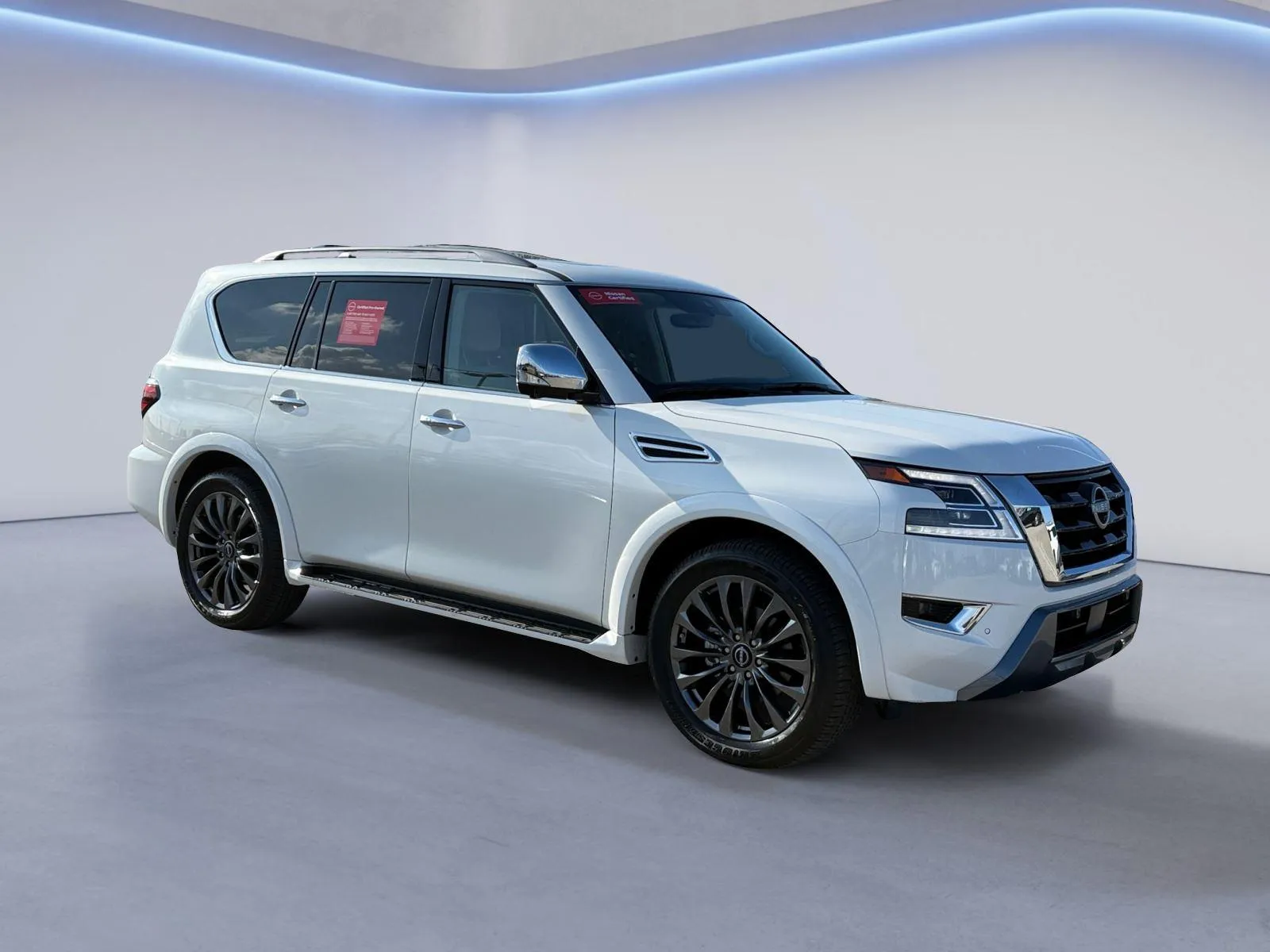 White 2024 Nissan Armada Platinum for sale in Alcoa, TN