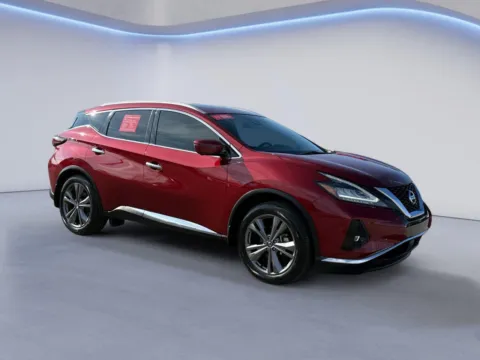 Red 2020 Nissan Murano Platinum for sale in Alcoa, TN
