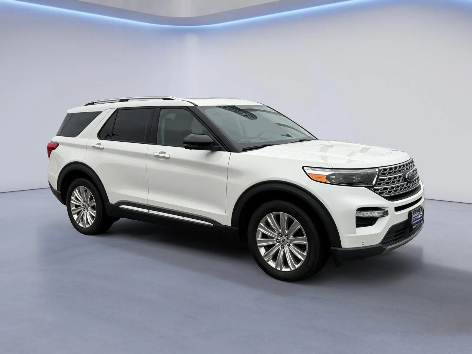 White 2022 Ford Explorer Limited for sale in Alcoa, TN