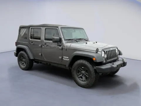 Gray 2016 Jeep Wrangler Unlimited Sport for sale in Alcoa, TN