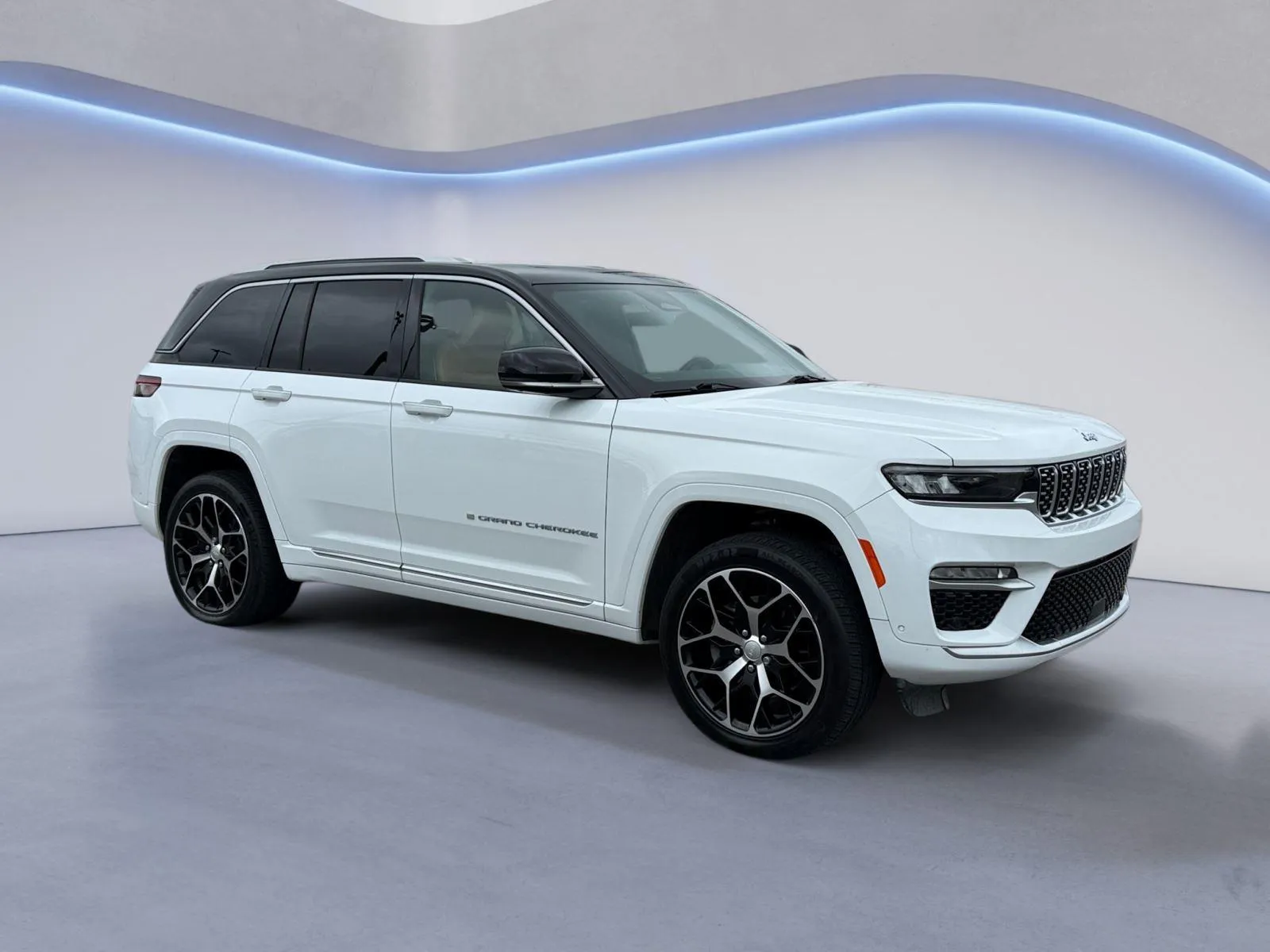 White 2022 Jeep Grand Cherokee 4xe Summit Reserve for sale in Alcoa, TN