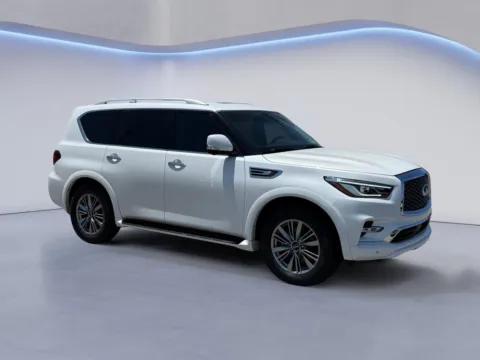 White 2021 INFINITI QX80 LUXE for sale in Alcoa, TN