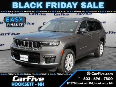 Gray 2022 Jeep Grand Cherokee L Limited for sale in Hooksett, NH