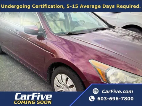 Silver 2010 Honda Accord LX for sale in Hooksett, NH