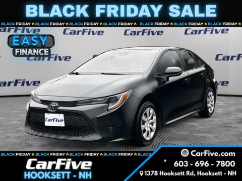 Black 2021 Toyota Corolla LE for sale in Hooksett, NH