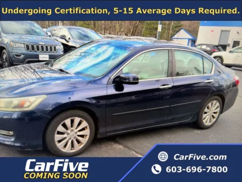 Black 2013 Honda Accord EX-L for sale in Hooksett, NH