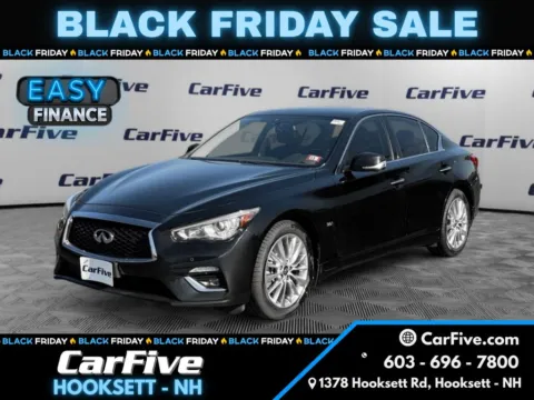 Black 2020 INFINITI Q50 3.0t LUXE for sale in Hooksett, NH