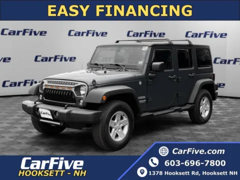 Gray 2017 Jeep Wrangler Unlimited Sport for sale in Hooksett, NH