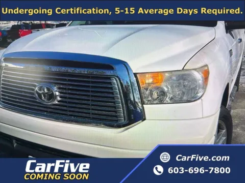 White 2011 Toyota Tundra Limited for sale in Hooksett, NH