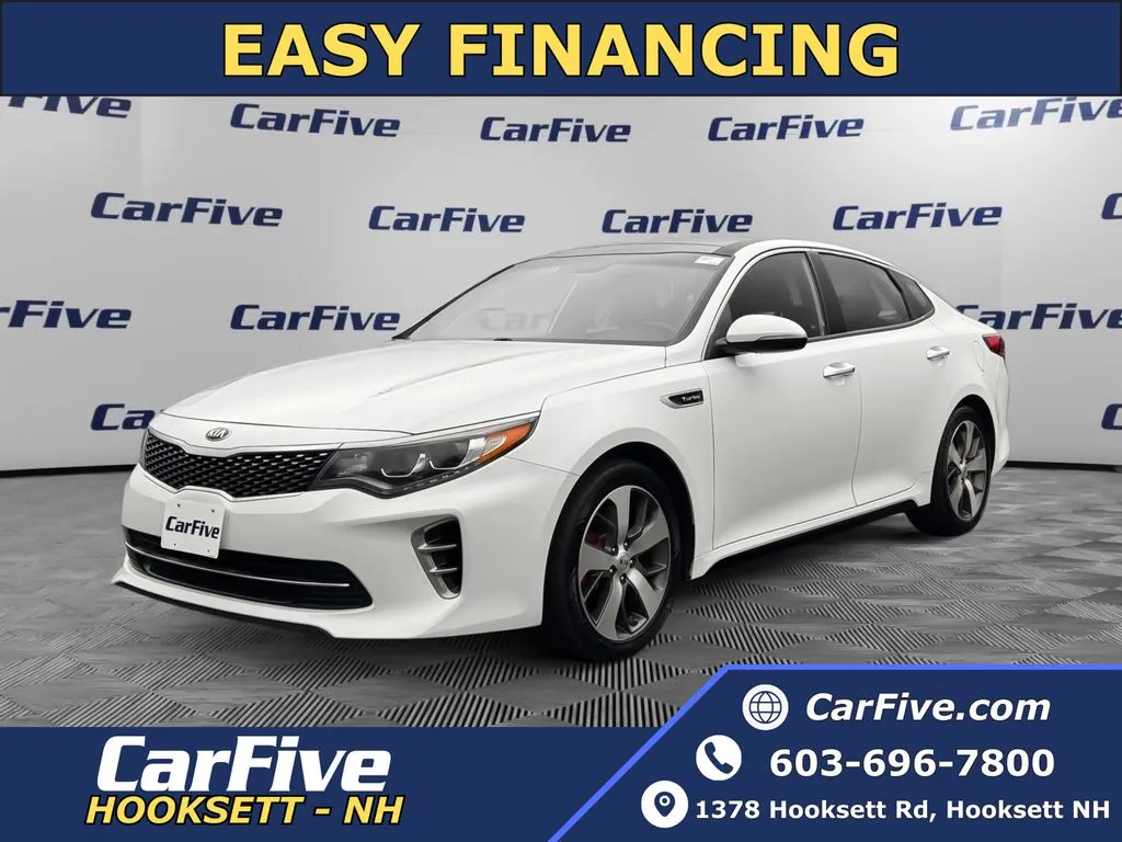 White 2017 Kia Optima SX for sale in Hooksett, NH