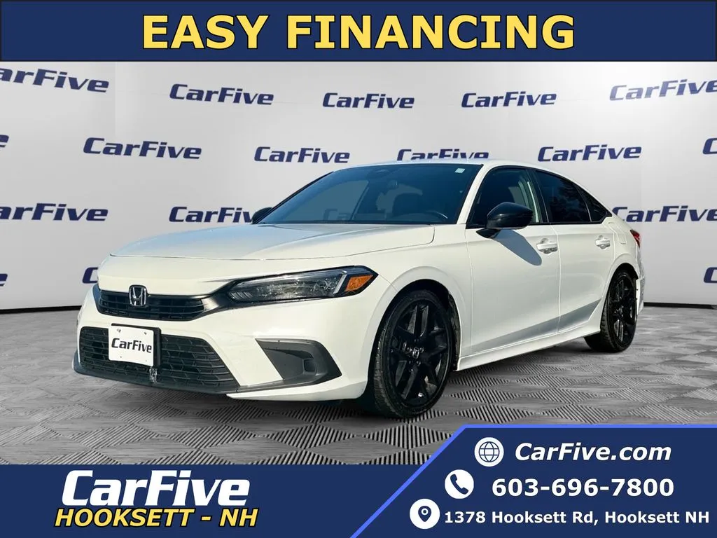 White 2024 Honda Civic Sport for sale in Hooksett, NH