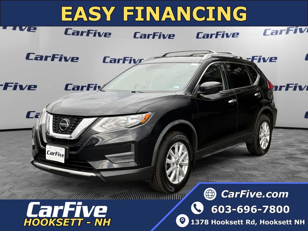 Black 2019 Nissan Rogue SV for sale in Hooksett, NH