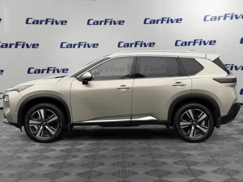 Photos of 2022 Nissan Rogue Platinum for sale in Hooksett, NH at CarFive Hooksett, NH