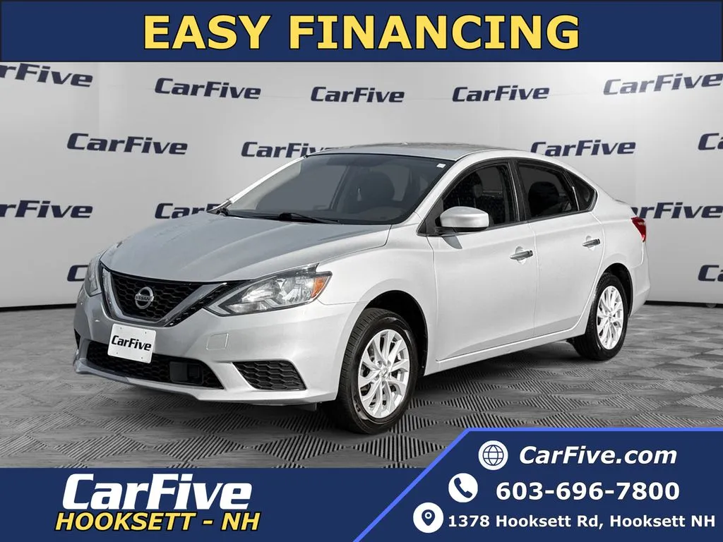Silver 2018 Nissan Sentra SV for sale in Hooksett, NH