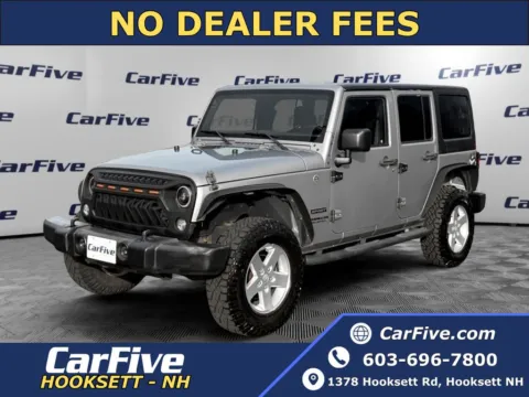 Silver 2016 Jeep Wrangler Unlimited Sport for sale in Hooksett, NH