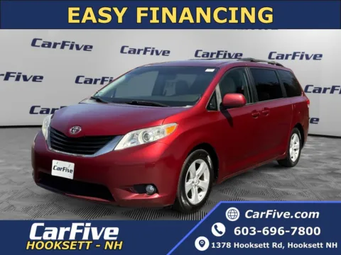 Red 2011 Toyota Sienna LE for sale in Hooksett, NH