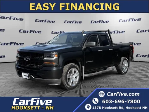 Black 2018 Chevrolet Silverado 1500 Custom for sale in Hooksett, NH