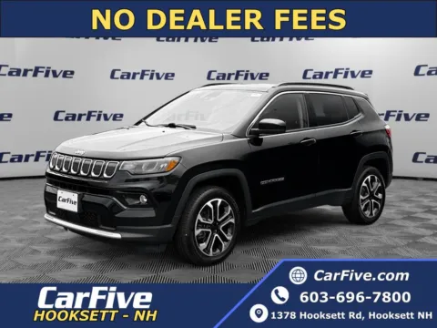 Black 2022 Jeep Compass Limited for sale in Hooksett, NH