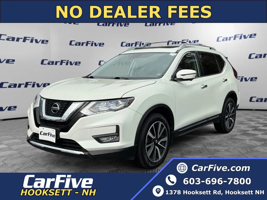 White 2019 Nissan Rogue SL for sale in Hooksett, NH