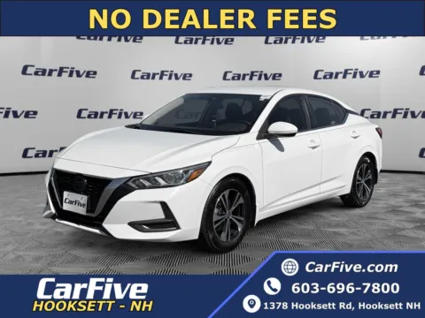 White 2022 Nissan Sentra SV for sale in Hooksett, NH