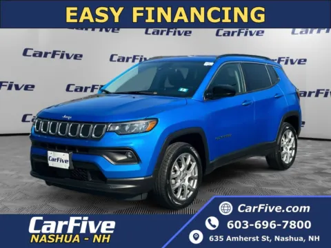 Blue 2022 Jeep Compass Latitude Lux for sale in Hooksett, NH