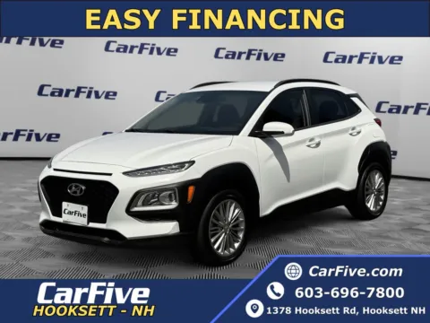 White 2021 Hyundai Kona SEL for sale in Hooksett, NH