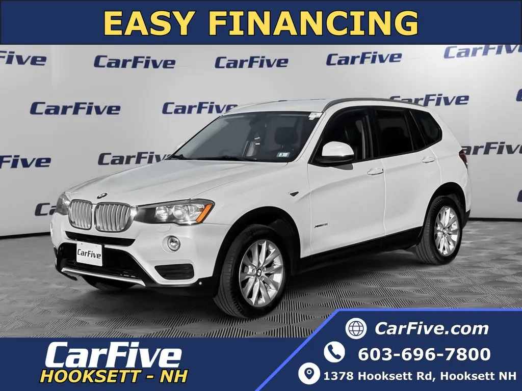 White 2017 BMW X3 xDrive28i for sale in Hooksett, NH