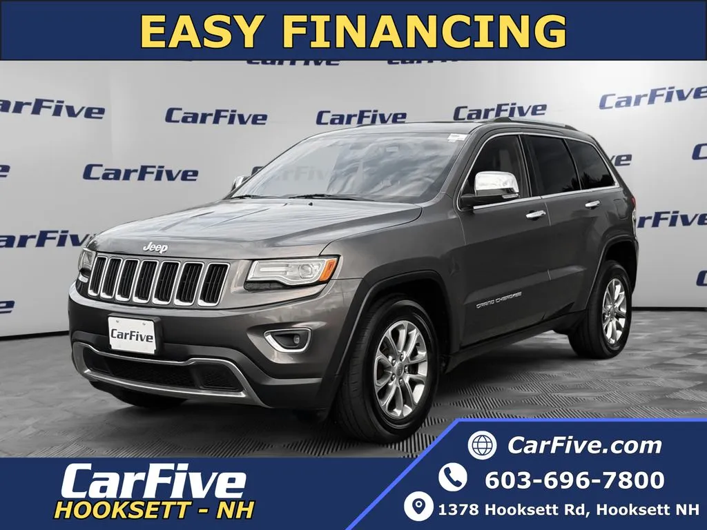 Gray 2015 Jeep Grand Cherokee Limited for sale in Hooksett, NH