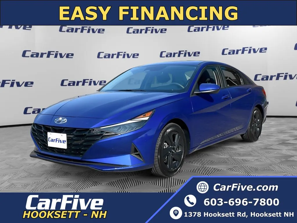 Blue 2022 Hyundai Elantra SEL for sale in Hooksett, NH