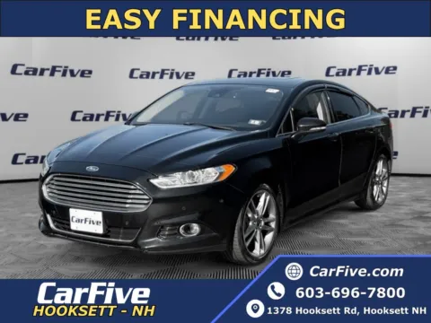 Black 2016 Ford Fusion Titanium for sale in Hooksett, NH