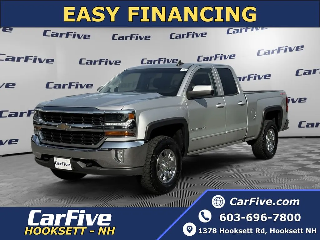 Silver 2018 Chevrolet Silverado 1500 LT for sale in Hooksett, NH