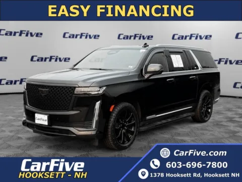 Black 2021 Cadillac Escalade ESV Premium for sale in Hooksett, NH