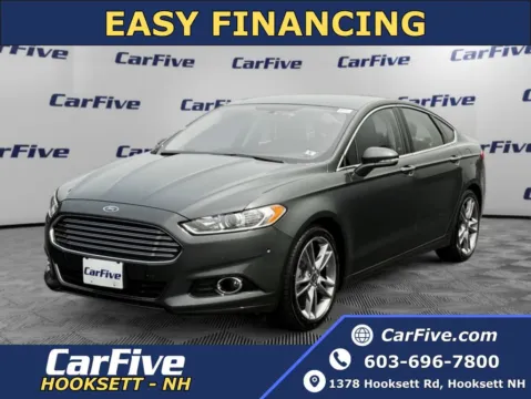 Gray 2015 Ford Fusion Titanium for sale in Hooksett, NH