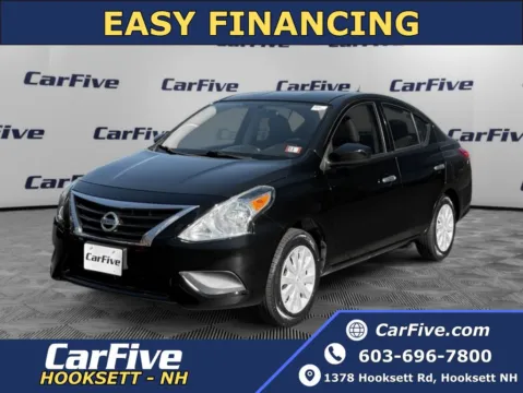 Black 2019 Nissan Versa 1.6 SV for sale in Hooksett, NH