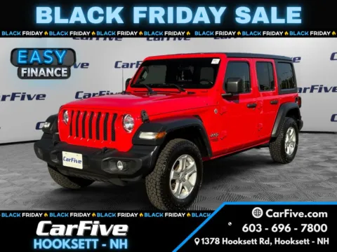 Red 2019 Jeep Wrangler Unlimited Sport S for sale in Hooksett, NH