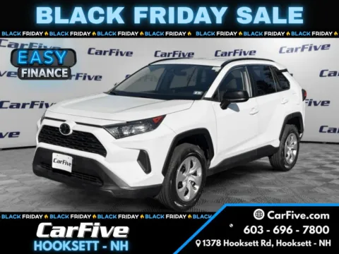 White 2021 Toyota RAV4 LE for sale in Hooksett, NH