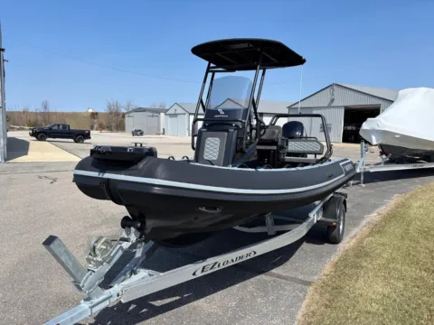 Another view of 2026 Highfield Sport 560 for sale in Charlevoix, MI at Dry Harbour Marine