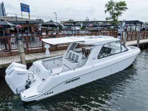 Photos of 2026 Everglades 367CX for sale in Charlevoix, MI at Dry Harbour Marine