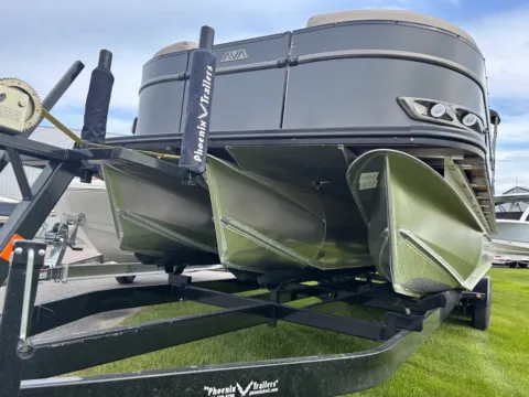 Another view of 2025 Avalon Catalina Platinum Versatile Rear Lounger 2585 for sale in Charlevoix, MI at Dry Harbour Marine