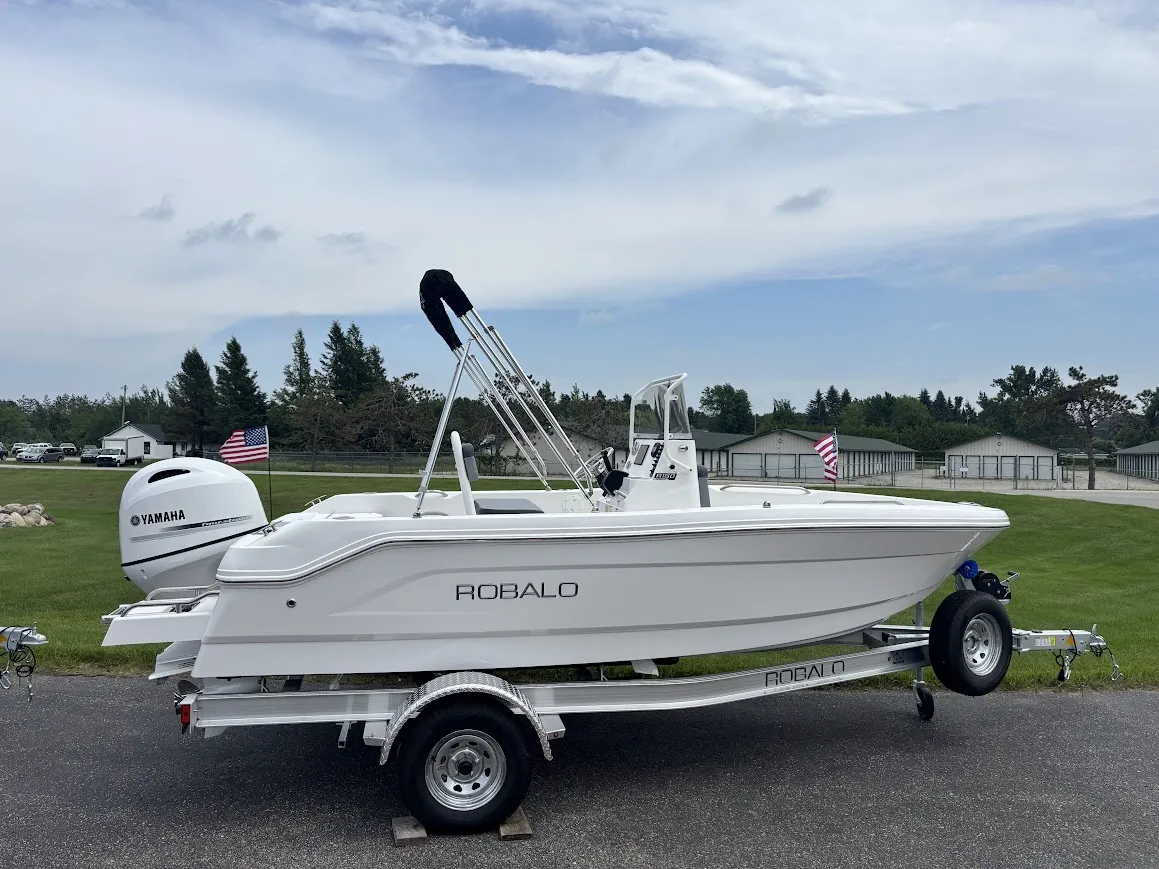White 2026 Robalo R160 for sale in Charlevoix, MI